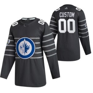 Winnipeg Jets Trikot Benutzerdefinierte Grau 2020 NHL All Star